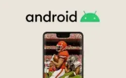 Smartphone Android affichant une chaîne en direct